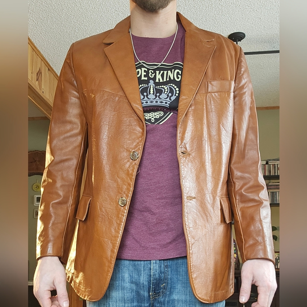 Vintage The Leather Shop by Sears Jacket Sz 42